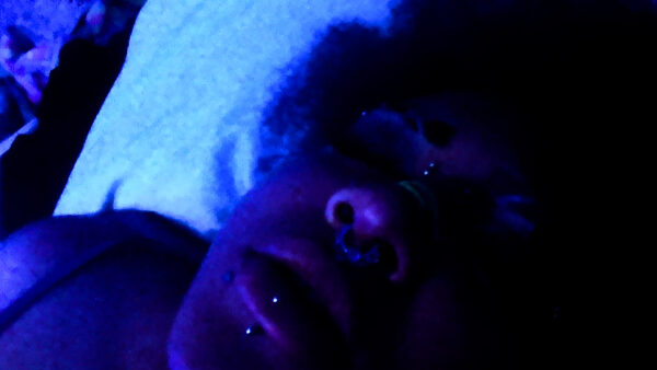 Neon Bleu Kitty Play with Little Bleu J